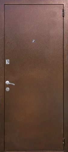 Дверь с порошковым напылением и МДФ (утепленная) с замком Меттем (DP-051)