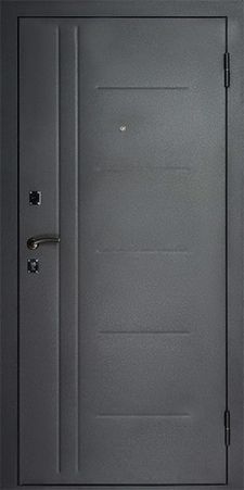 Входная дверь порошковое напыление и МДФ ПВХ (DP-011)