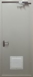 Однопольная противопожарная дверь со стыковочным узлом (PMD-001)