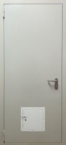 Однопольная противопожарная дверь со стыковочным узлом УС-1 (PMD-001)