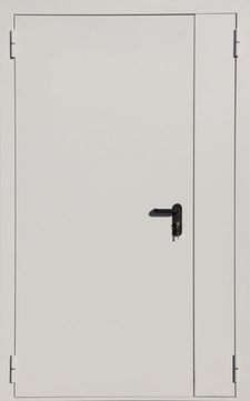 Двустворчатые противопожарные двери с окраской грунт-эмаль (PMD-003)