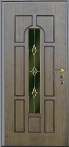 Филенчатая дверь с шумоизоляцией и замком ПРО-САМ (FD-026)