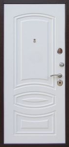 Утепленная филенчатая дверь с замком Kale (FD-018)