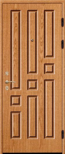 Филенчатая дверь с шумоизоляцией и замком Эльбор (FD-025)