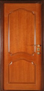 Филенчатая дверь с замком Эльбор (FD-008)