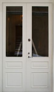 Двупольная дверь со стеклом (KSD-26)