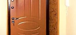 Монтаж утепленной квартирной двери МДФ ПВХ в Балашихе
