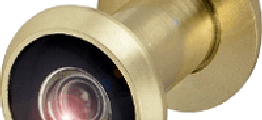 Глазок DVG1-AB Золото матовое