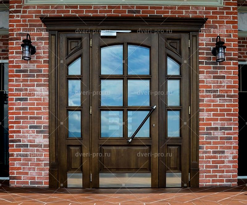 Foto Metallicheskih Vhodnyh Dverej So Steklopaketom