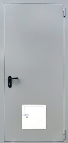 Однопольная противопожарная дверь со стыковочным узлом УС-1 (PMD-020)