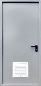 Однопольная противопожарная дверь со стыковочным узлом УС-1 (PMD-020)