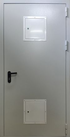 Однопольная противопожарная дверь со стыковочными узлами (PMD-026)