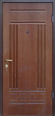 Металлическая дверь с пластик-постформингом и замком САМ (PPD-007)