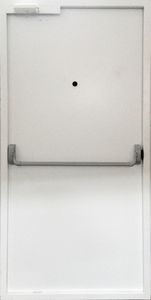 Однопольная противопожарная дверь с антипаникой Fapim (PMD-002)