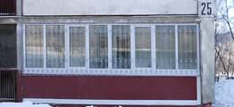 Монтаж оконной решетки для балкона на первом этаже в Одинцово