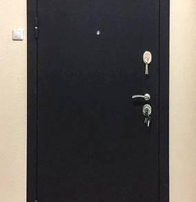 Стальная дверь с порошковой отделкой