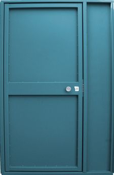 Полуторопольная временная дверь грунт-эмаль «3 в 1»